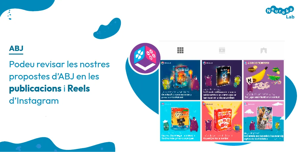 Podreu revisar les nostres propostes d’ABJ en les publicacions i Reels d’Instagram.