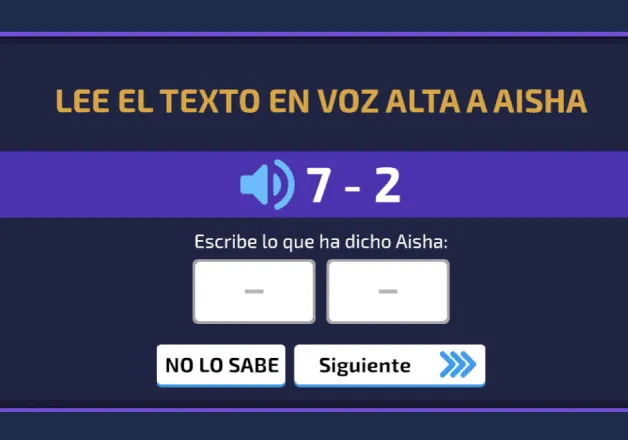 Prueba de cálculo NeurekaCalc: escribir en cifras la operación que se escucha